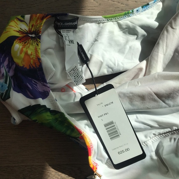 DOLCE&GABBANA Floral One-Piece Swimsuit - Picture 9 of 10